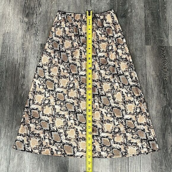 Evereve NWOT Peyton Jensen Reagan Cole Hearted snake skin midi skirt - XS ($108) - Picture 5 of 7